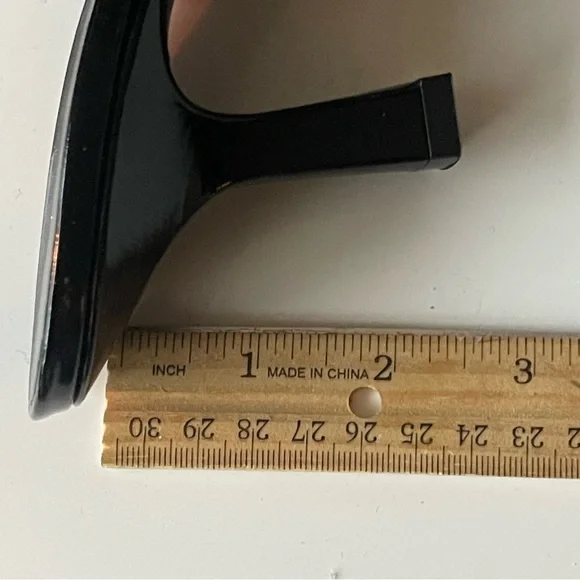 KHAITE Black Patent Leather Crystal Strap Heels Sandals Made Italy Size 40.5 - Picture 8 of 8